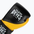 Mănuși de box Cleto Reyes High Precision Training Leather black yellow 5