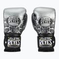 Mănuși de box Cleto Reyes Velcro Sparring silver/black 2