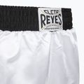 Pantaloni scurți de box pentru bărbați Cleto Reyes Satin Boxing white/black 3