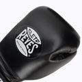 Mănuși de box Cleto Reyes Velcro Sparring black/silver 5