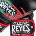 Mănuși de box Cleto Reyes Velcro Sparring black/red/white green red 5