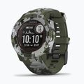 Ceas sport Garmin Instinct Solar Camo Edition, verde, 010-02293-06