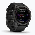 Ceas sport Garmin Fenix 7 Sapphire Solar Hrm Elevate Ox negru 010-02540-21 3