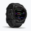 Ceas sport Garmin Fenix 7 Sapphire Solar Hrm Elevate Ox negru 010-02540-35 3