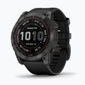 Ceas sport Garmin Fenix 7X Sapphire Solar Hrm Elevate Ox negru 010-02541-11