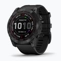 Ceas sport Garmin Fenix 7X Sapphire Solar Hrm Elevate Ox negru 010-02541-23