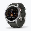 Ceas sport Garmin Epix 2 Hrm Elevate Ox argintiu 010-02582-01