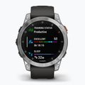 Ceas sport Garmin Epix 2 Hrm Elevate Ox argintiu 010-02582-01 2