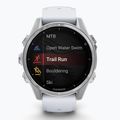 Ceas Garmin Fenix 8 43 mm Amoled silver/white stone