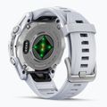Ceas Garmin Fenix 8 43 mm Amoled silver/white stone 2