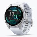 Ceas Garmin Fenix 8 43 mm Amoled silver/white stone 3