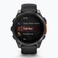 Ceas Garmin Fenix 8 47 mm AMOLED slate gray/black