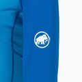 Tricou de trekking pentru femei MAMMUT Aenergy ML Half Zip Pull albastru 5