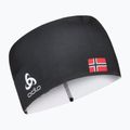 Bentiță ODLO Competition Fan Warm black/norwegian flag