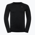 Longsleeve termoactiv pentru bărbați ODLO Performance Warm Bl Top Crew Neck black keystyle 3