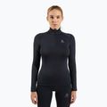 Bluză termică damă ODLO Fundamentals Active Warm Bl Top Turtle Neck black