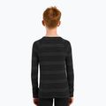 Lenjerie de corp termică pentru copii ODLO Active Warm Eco Long negru/gri melange 3