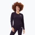Longsleeve termoactiv pentru femei ODLO Warm Originals Stripes Bl Top Crew Neck dark saphire