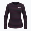 Bluză termică damă ODLO Warm Originals Stripes Bl Top Crew Neck dark saphire 4