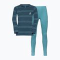 Lenjerie de corp termică pentru copii ODLO Active Warm Eco Long albastru 159449/21017