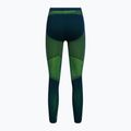 Lenjerie termoactivă pentru bărbați ODLO Fundamentals Performance Warm Long verde-bleumarin 196082/21022 5