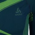 Lenjerie termoactivă pentru bărbați ODLO Fundamentals Performance Warm Long verde-bleumarin 196082/21022 6