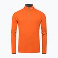 KJUS bărbați Feel Half-Zip tricou de schi portocaliu MS25-E06