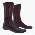 Șosete de trekking X-Socks Trek X Merino LT maro TS03S19U-R008 4