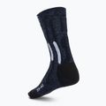 Șosete pentru femei X-Socks Trek X Merino midnight blue/arctic white 2