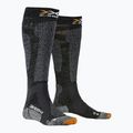 Șosete de trekking X-Socks Carve Silver 4.0, negru, XSSS47W19U 4