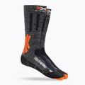 Șosete de trekking X-Socks Trek X Merino grey duo melange/x-orange/negru șosete de trekking