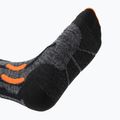 Șosete de trekking X-Socks Trek X Merino grey duo melange/x-orange/negru șosete de trekking 4