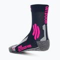 Șosete de trekking pentru femei X-Socks Trek Outdoor midnight blue/pink/lt grey melange 2