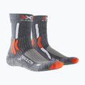Șosete X-Socks Trek X CTN stone grey melange/ x-orange