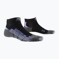 Șosete de alergare pentru femei X-Socks Run Discovery 4.0 negru/stone grey melange