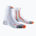 X-Socks Run Fast 4.0 șosete de alergare alb arctic/portocaliu trucat