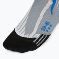 Șosete de alergare X-Socks Run Speed Two 4.0 pentru bărbați, gri perlat/albastru inventice 3