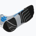 Șosete de alergare X-Socks Run Speed Two 4.0 pentru bărbați, gri perlat/albastru inventice 4