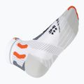 Șosete de alergare pentru bărbați X-Socks Marathon Energy 4.0 arctic white/trick orange 6
