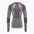 Bluză termică damă X-Bionic Merino black/grey/magnolia 2