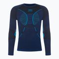 Bluză termică pentru bărbați X-Bionic Merino dark ocean/sky blue 2