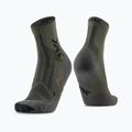 Șosete X-Socks Hike Discover Ankle dark sage/black