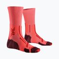 Șosete pentru bărbați X-Socks Trailrun Perform Crew fluo red/namib red
