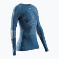 Longsleeve termoactiv pentru femei X-Bionic Energy Accumulator 4.0 mineral blue/arctic white