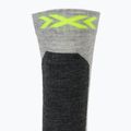 Șosete de schi pentru copii X-Socks Ski Discover Otc rhino grey/canary 4