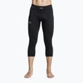 Colanți termoactivi pentru bărbați X-Bionic Symbio Merino 3/4 black