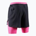 Pantaloni scurți de alergare pentru bărbați X-Bionic Efektor 2in1 x black/neo pink 5