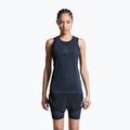 Tricou de alergare pentru femei X-Bionic Xceed Run x negru/gri rinocer