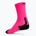 Șosete X-Socks Run Discover Crew fluo pink/x black 2