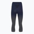 Pantaloni termoactivi pentru femei X-Bionic Invent Graphics 3/4 marine/grey/light grey 2